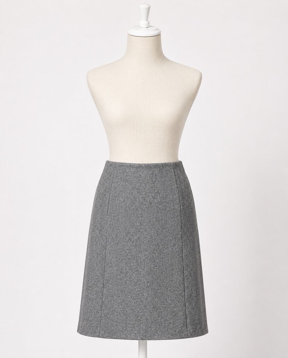 Michael Kors | Gray Skirt Wool Silk Blend Bergdorf Goodman 12